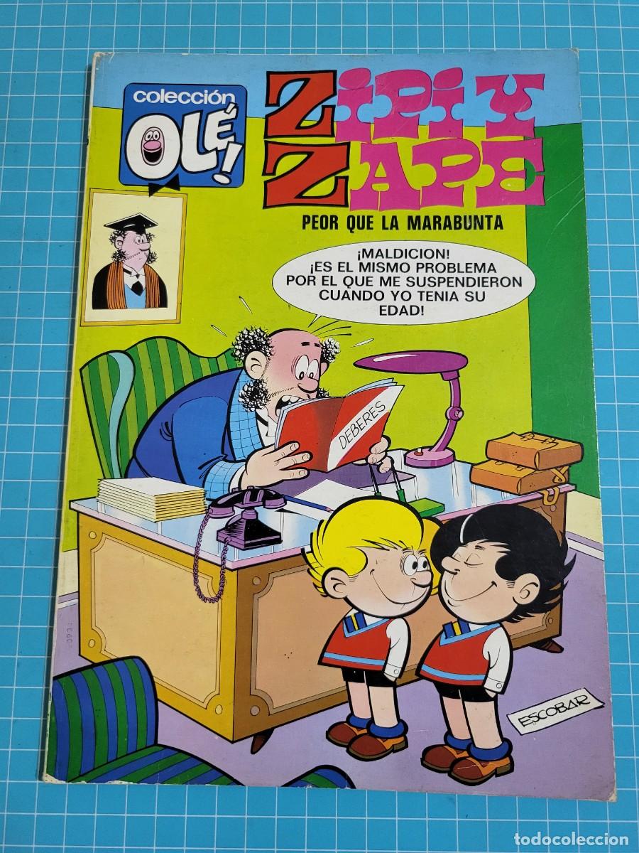 Tebeos: Ol&eacute;, Zipi y Zape N &ordm; 110. 1&ordf; edici&oacute;n, n&uacute;mero en el lomo 10, bolsa 1, Al.