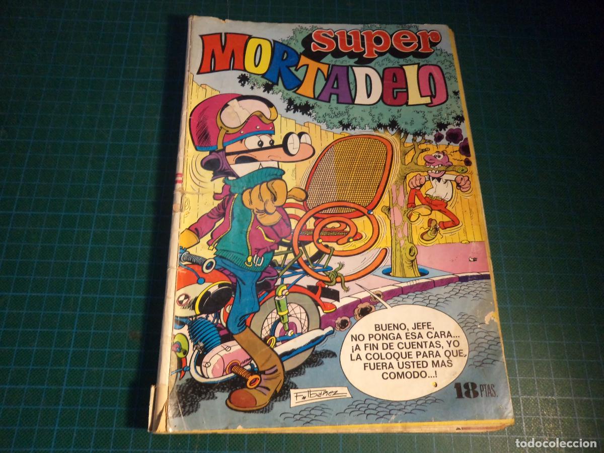Tebeos: Super Mortadelo. N&ordm; 23. Bruguera. Castigado. tiene un corte en la zona de la grapa