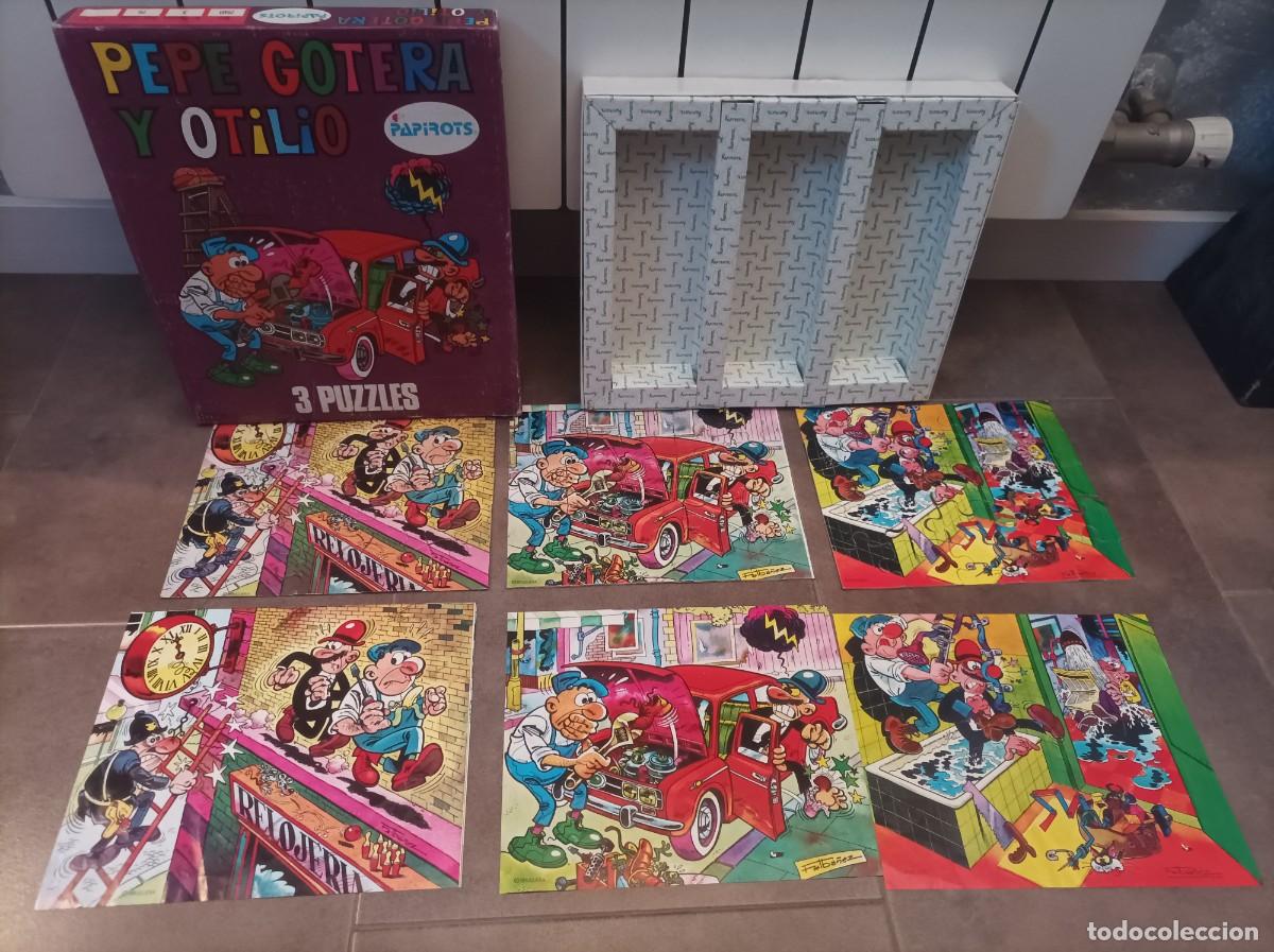 Tebeos: puzzle pepe gotera y otilio bruguera papirots vintage a&ntilde;os 70-80