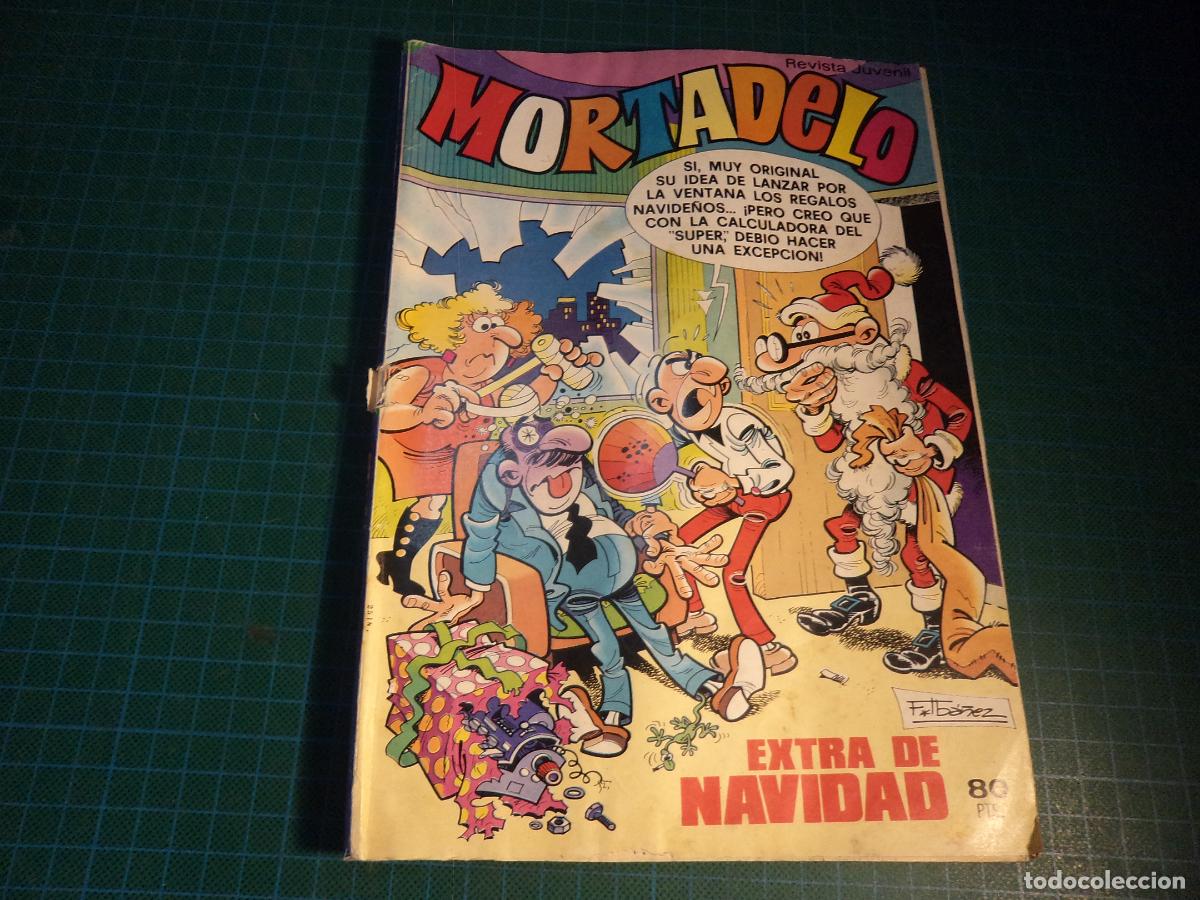 Tebeos: Mortadelo extra de Navidad. Portada suelta de la grapa