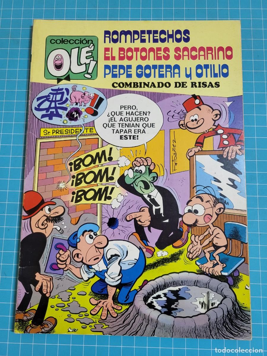 Tebeos: Ol&eacute;, Rompetechos el botones Sacarino y pepe gotera y Otilio N &ordm; 109. 1&ordf; edici&oacute;n 10, bolsa 2, Al.