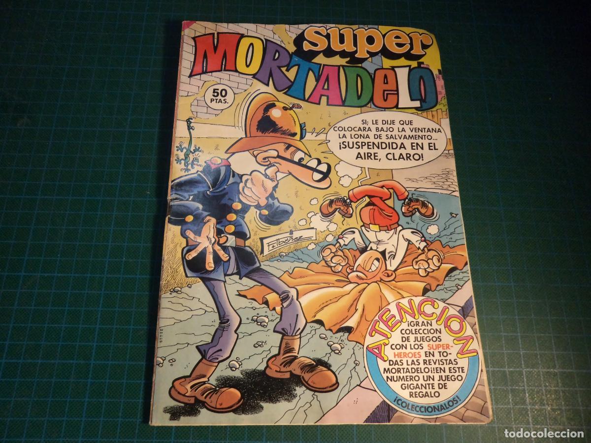 Tebeos: Super Mortadelo. N&ordm; 97. Bruguera. Contiene el juego.