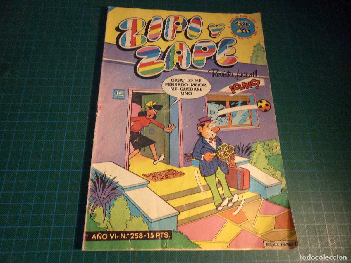 Tebeos: Zipi y Zape. N&ordm; 258. Bruguera.