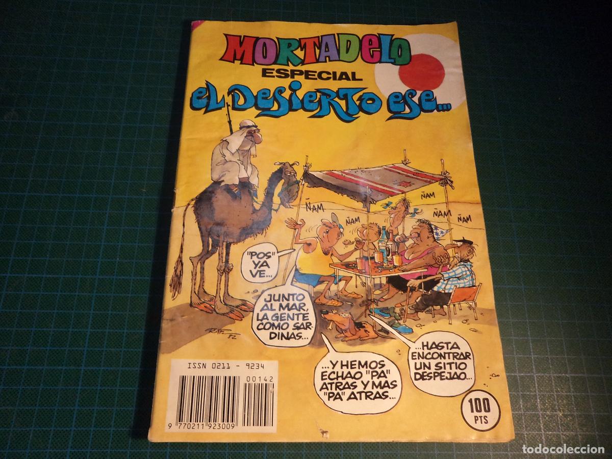 Tebeos: Mortadelo especial. N&ordm; 142. Ligeramente acartonado como si hubiera cogido humedad. Sin manchas