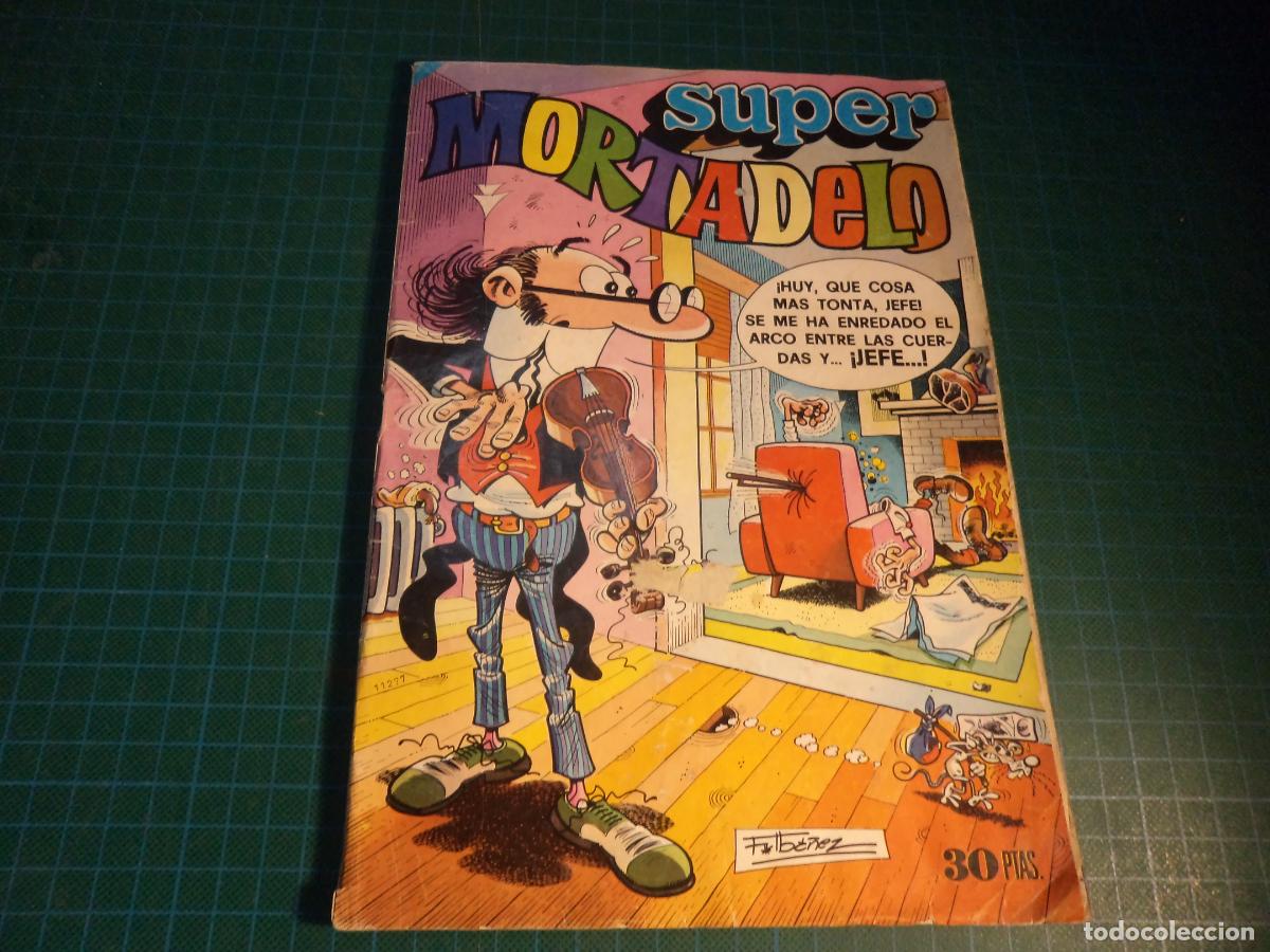 Tebeos: Super Mortadelo. N&ordm; 70. Bruguera. Con se&ntilde;ales de uso