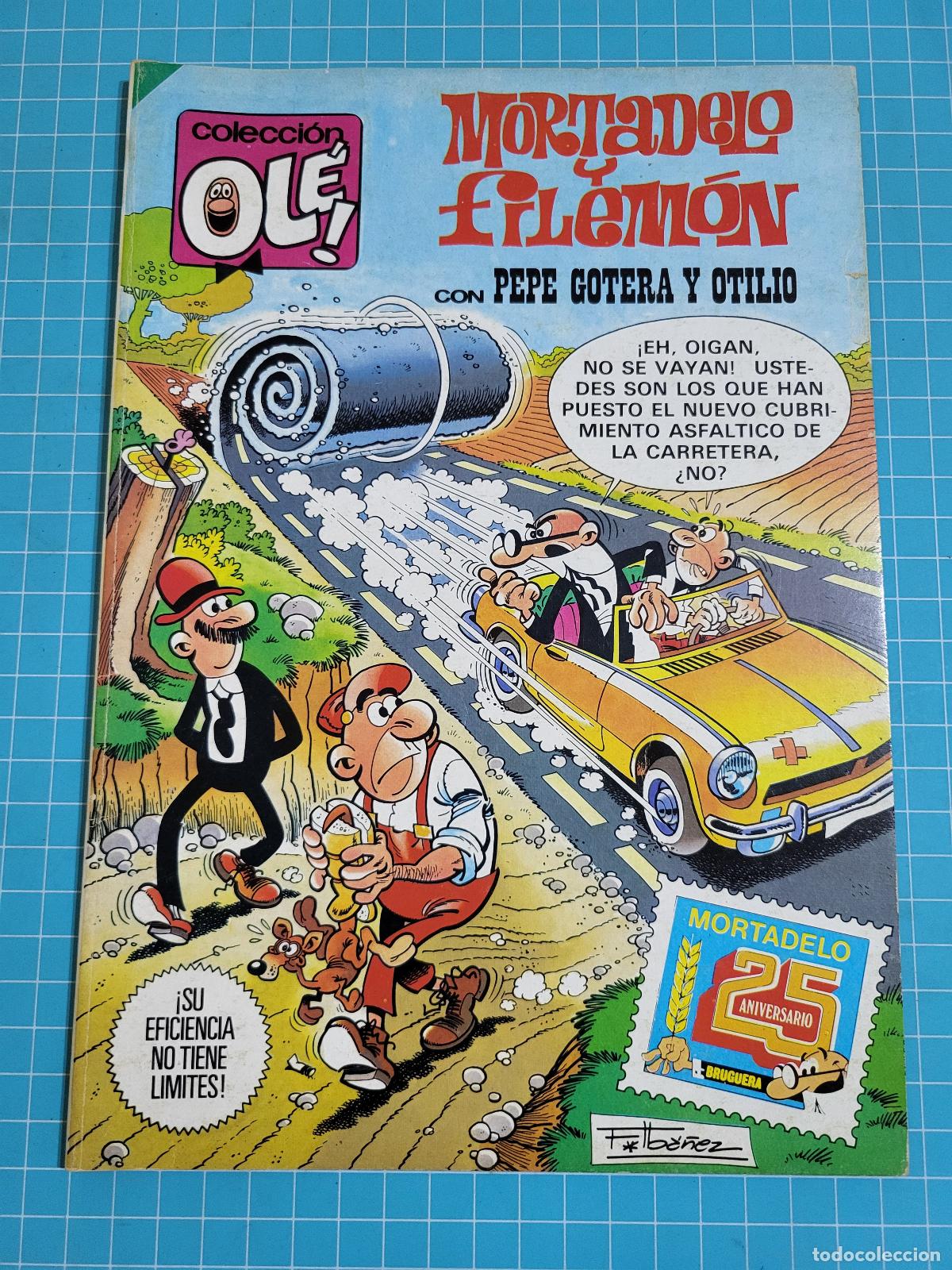Tebeos: Ol&eacute;, Mortadelo y Filem&oacute;n con Pepe gotera y Otilio N &ordm; 286. 1&ordf; edici&oacute;n 10, bolsa 2, Al.