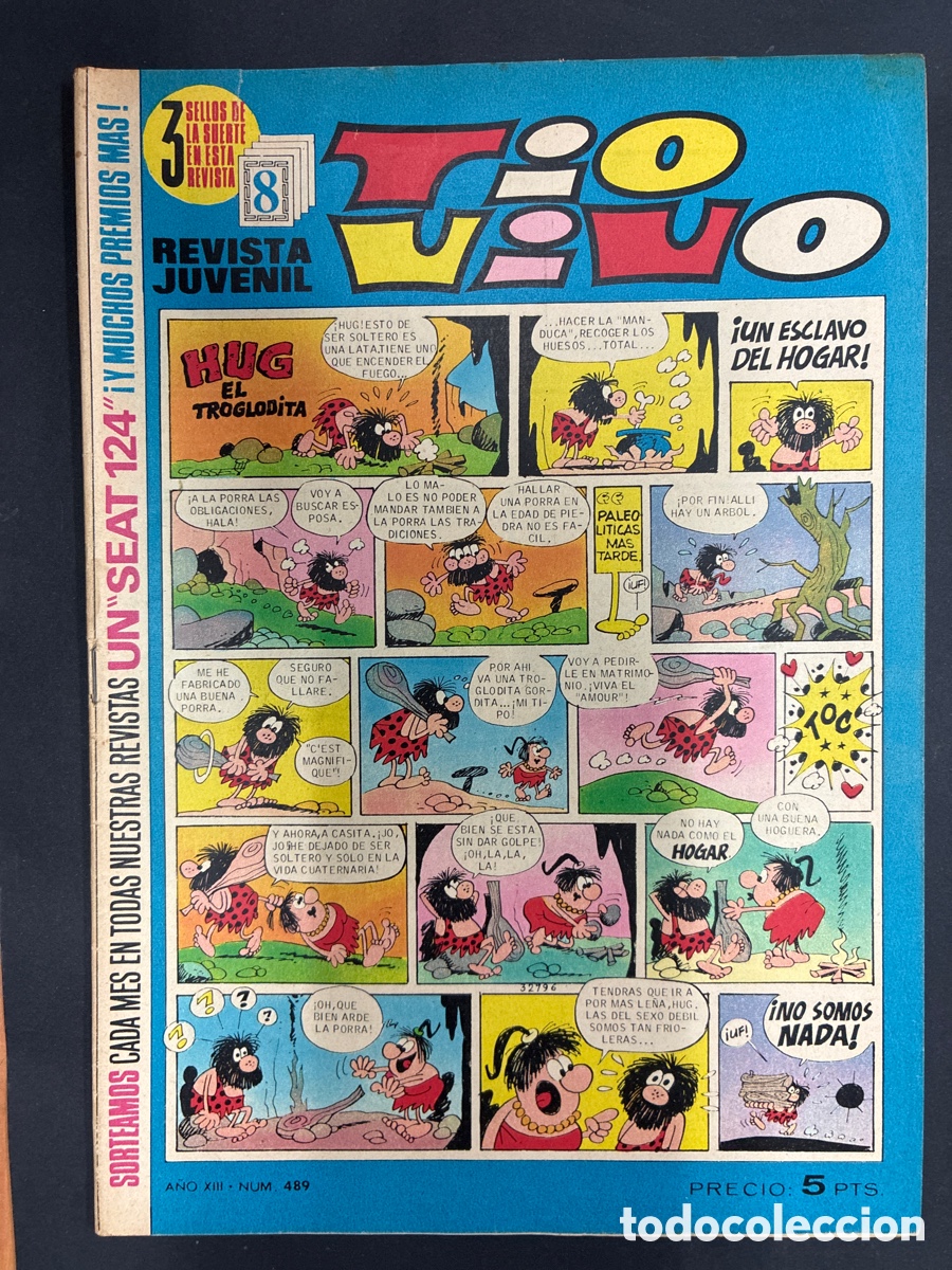 Giornalini: COMIC COLECCION TIO VIVO N&ordm; 489 EDITORIAL BRUGUERA