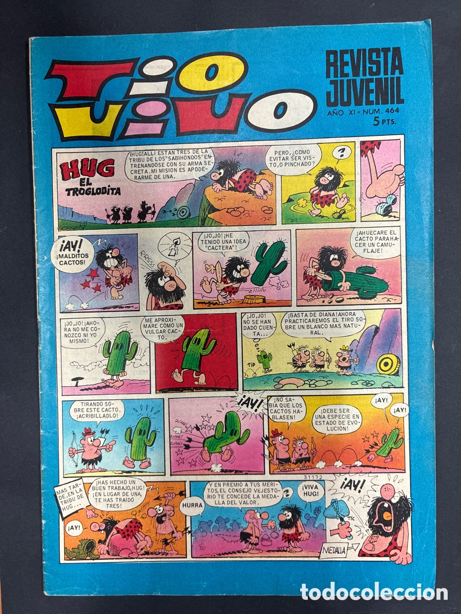 Tebeos: COMIC COLECCION TIO VIVO N&ordm; 464 EDITORIAL BRUGUERA