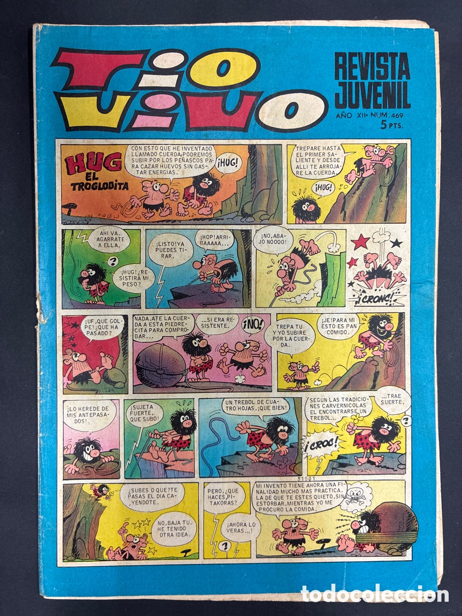 Tebeos: COMIC COLECCION TIO VIVO N&ordm; 469 EDITORIAL BRUGUERA