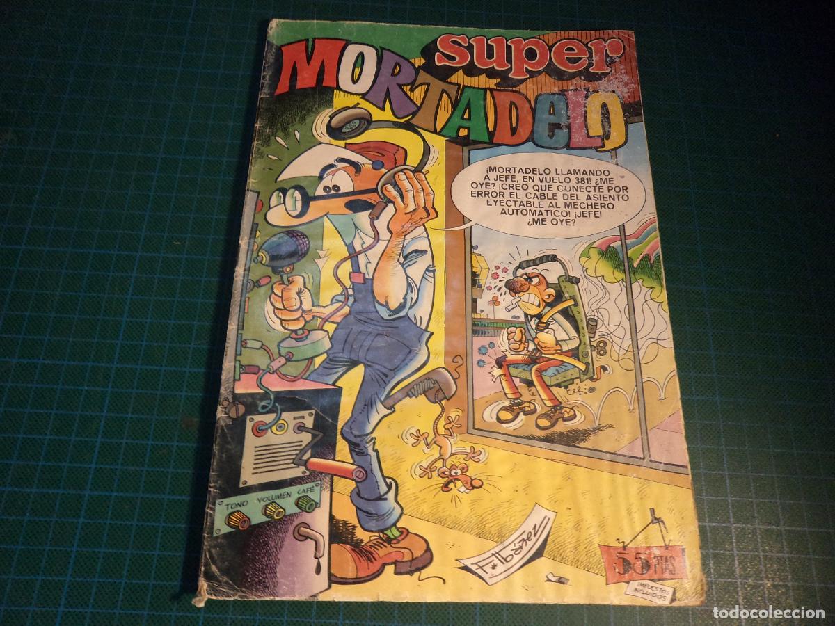 Tebeos: Super Mortadelo. N&ordm; 105. Bruguera. Con marcas de humedad