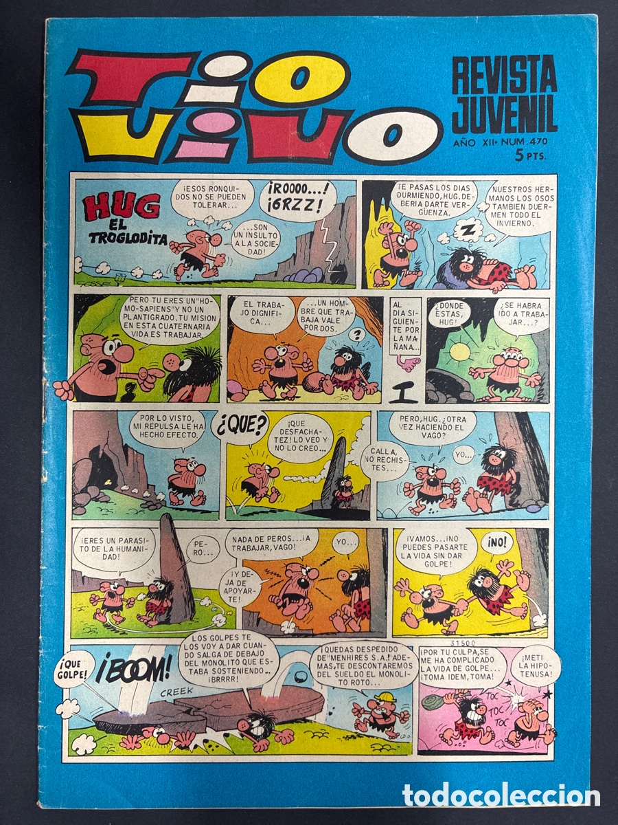 Tebeos: COMIC COLECCION TIO VIVO N&ordm; 470 EDITORIAL BRUGUERA