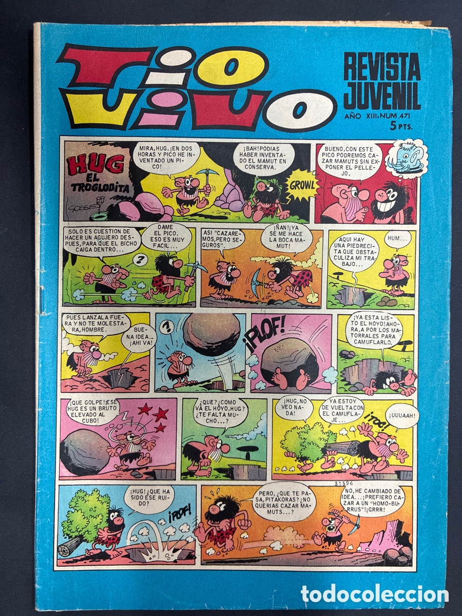 Tebeos: COMIC COLECCION TIO VIVO N&ordm; 471 EDITORIAL BRUGUERA