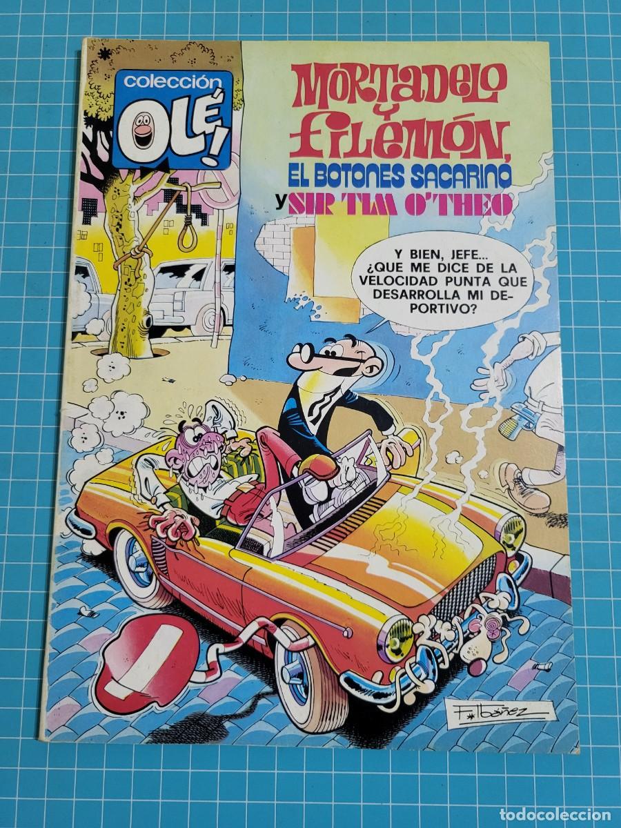 Tebeos: Ol&eacute;, Mortadelo y Filem&oacute;n el botones Sacarino y Sir Tim O 'Theo N &ordm; 166. 1&ordf; edici&oacute;n 10, bolsa 2, Al.