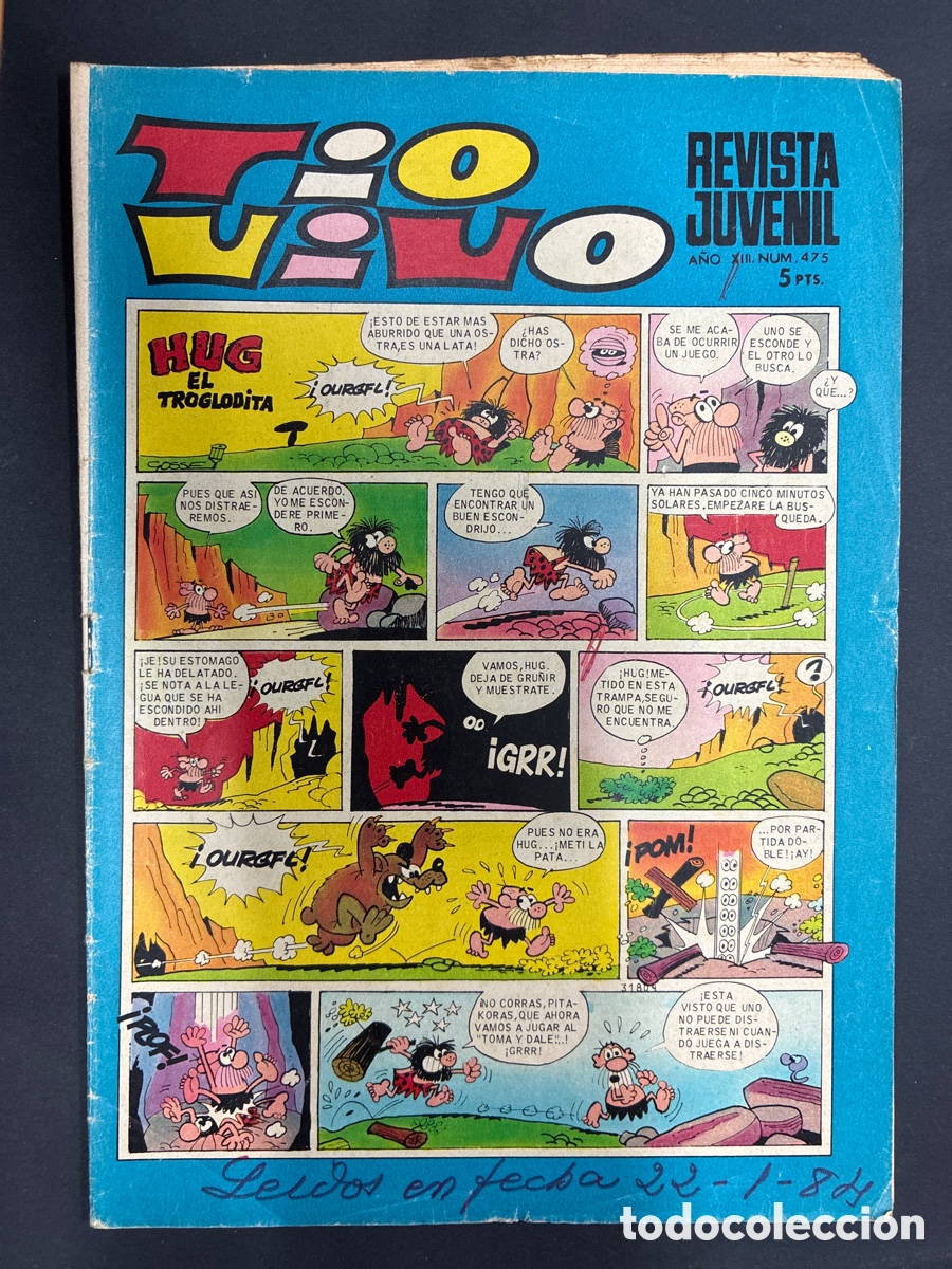 Tebeos: COMIC COLECCION TIO VIVO N&ordm; 475 EDITORIAL BRUGUERA
