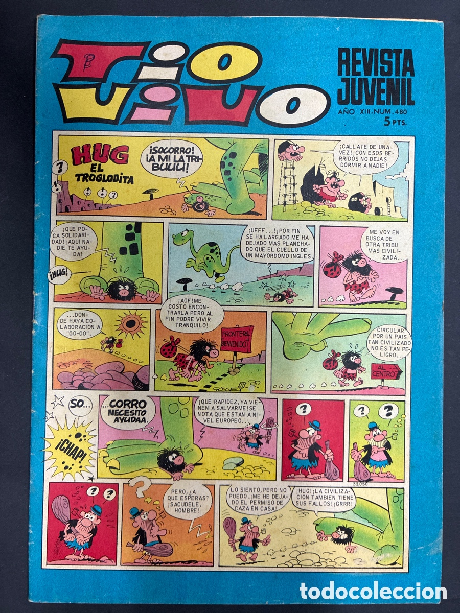 Tebeos: COMIC COLECCION TIO VIVO N&ordm; 480 EDITORIAL BRUGUERA