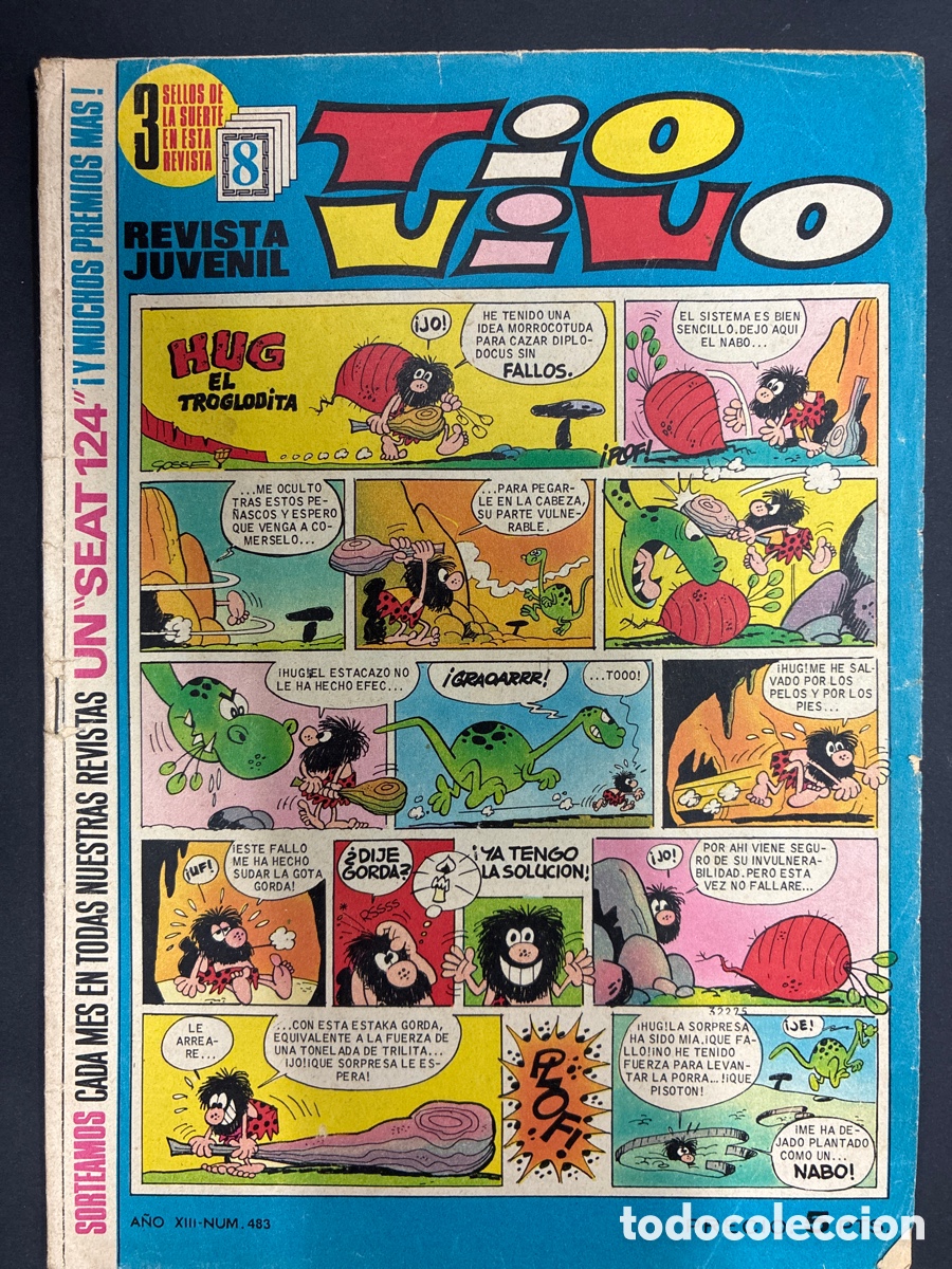 Tebeos: COMIC COLECCION TIO VIVO N&ordm; 483 EDITORIAL BRUGUERA