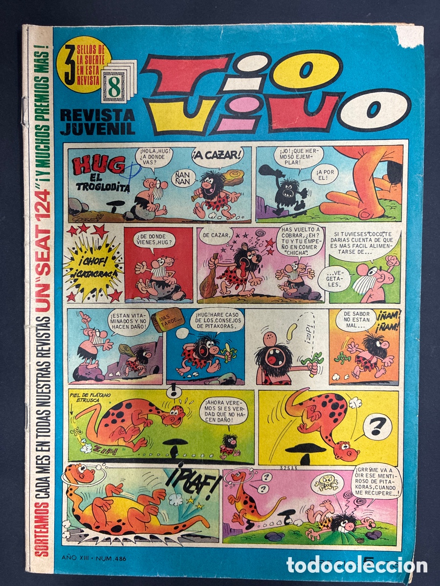 Tebeos: COMIC COLECCION TIO VIVO N&ordm; 486 EDITORIAL BRUGUERA