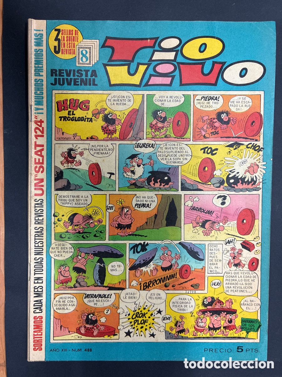 Tebeos: COMIC COLECCION TIO VIVO N&ordm; 488 EDITORIAL BRUGUERA