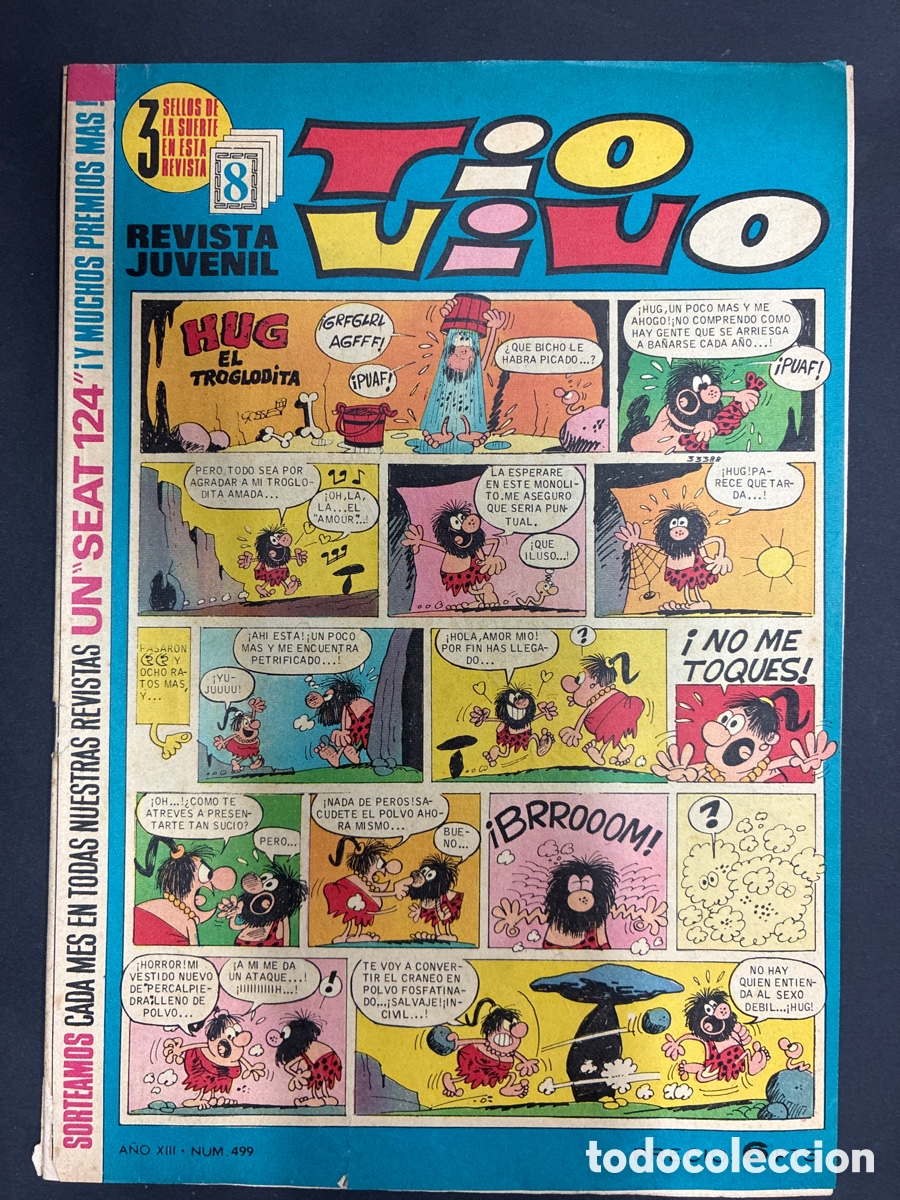 Tebeos: COMIC COLECCION TIO VIVO N&ordm; 499 EDITORIAL BRUGUERA