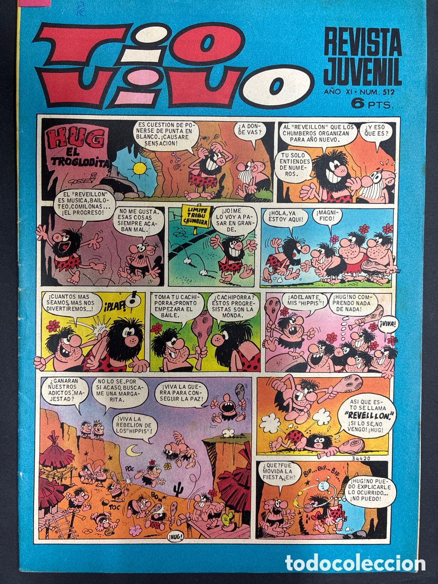 Tebeos: COMIC COLECCION TIO VIVO N&ordm; 512 EDITORIAL BRUGUERA