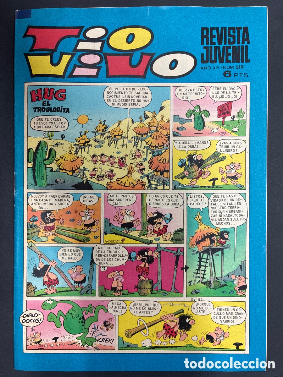 Tebeos: COMIC COLECCION TIO VIVO N&ordm; 519 EDITORIAL BRUGUERA