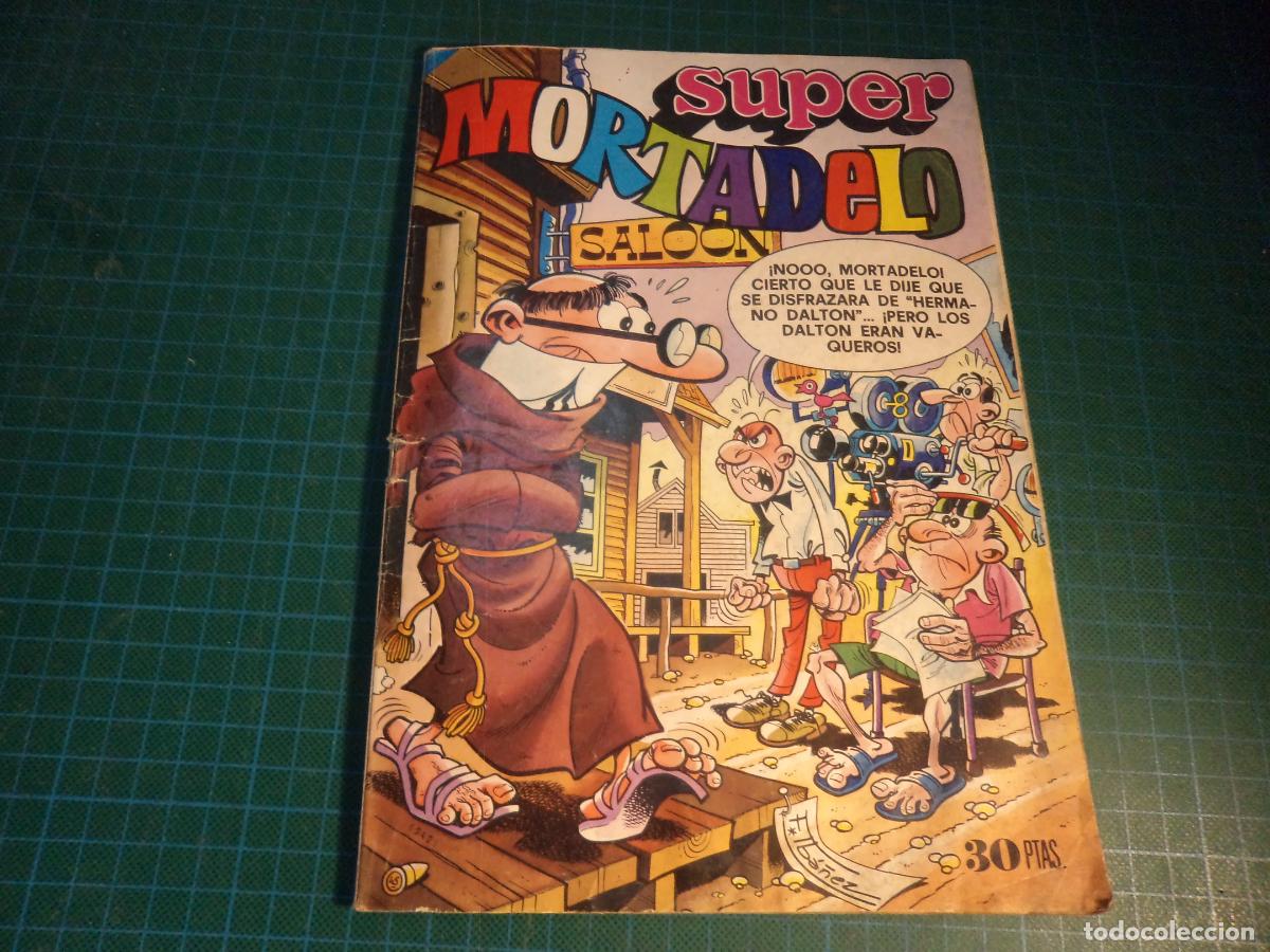 Tebeos: Super Mortadelo. N&ordm; 64. Bruguera. Con se&ntilde;ales de uso