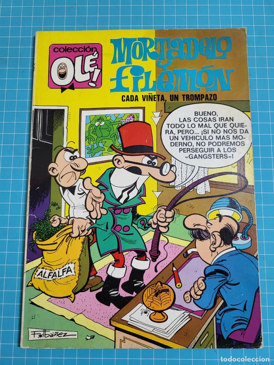 Tebeos: Ol&eacute;, Mortadelo y Filem&oacute;n, N &ordm; 86. n&uacute;mero en el lomo, 1&ordf; edici&oacute;n 10, bolsa 2, Al.