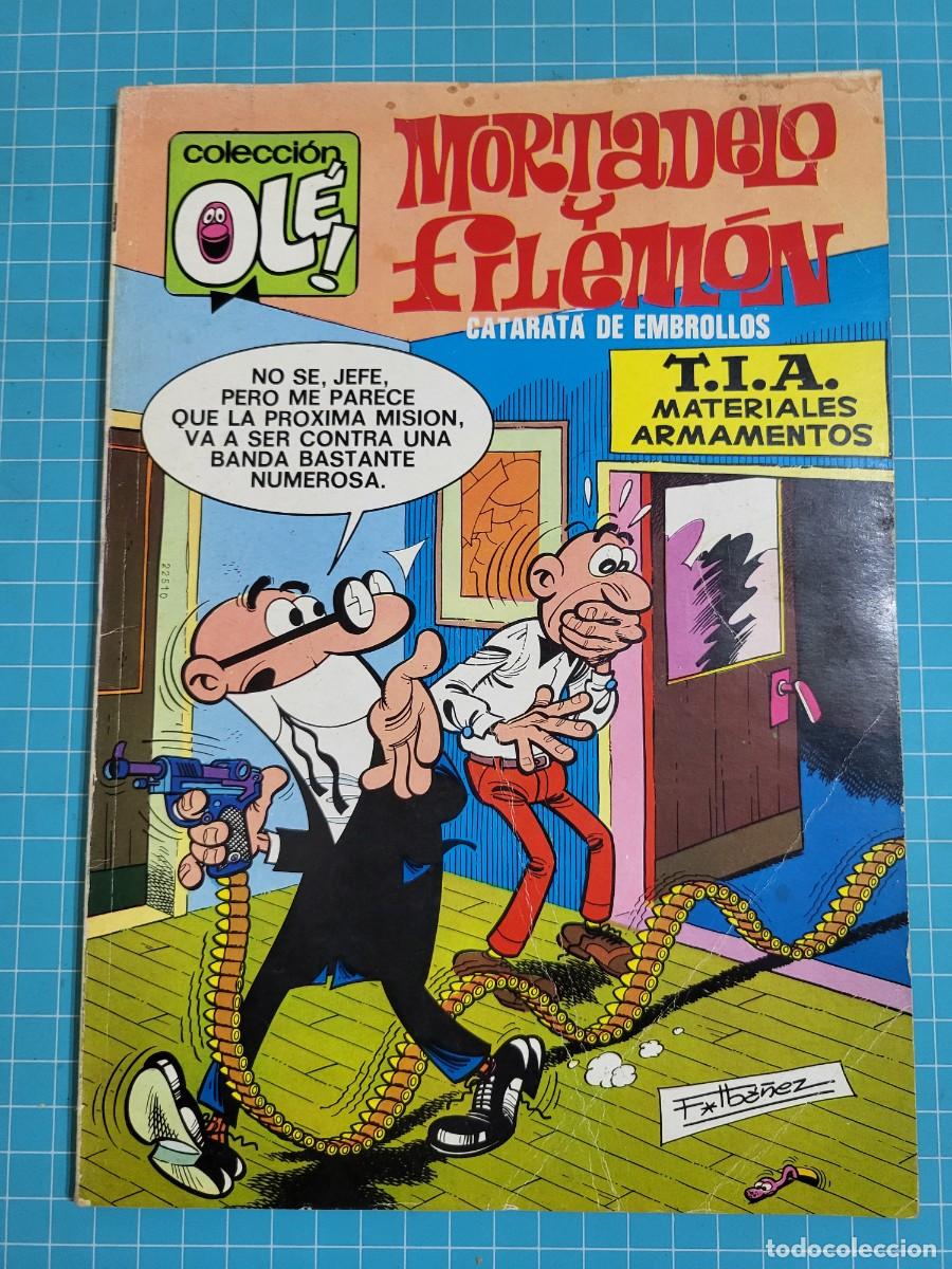 Comics: Ol&eacute;, Mortadelo y Filem&oacute;n, N &ordm; 100. N&uacute;mero en el lomo, 1&ordf; edici&oacute;n 10, bolsa 2, Al.