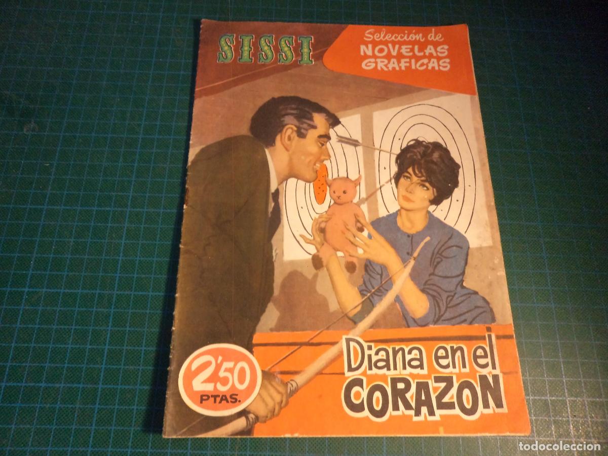 Tebeos: Sissi cuadernos de novelas graficas. N&ordm; 105. Bruguera. Tiene la grapa oxidada