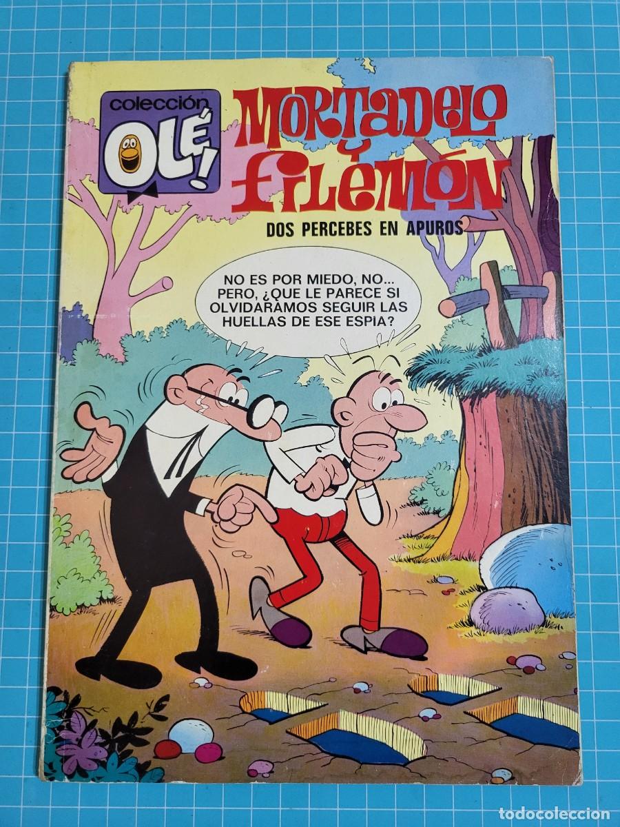Tebeos: Ol&eacute;, Mortadelo y Filem&oacute;n, N &ordm; 79. N&uacute;mero en el lomo, 1&ordf; edici&oacute;n 10, bolsa 3, Al.