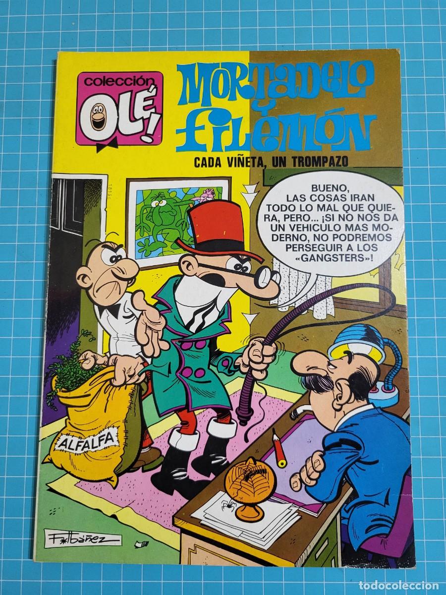 Tebeos: Ol&eacute;, Mortadelo y Filem&oacute;n, N &ordm; 86. N&uacute;mero en el lomo, 1&ordf; edici&oacute;n 10, bolsa 3, Al.