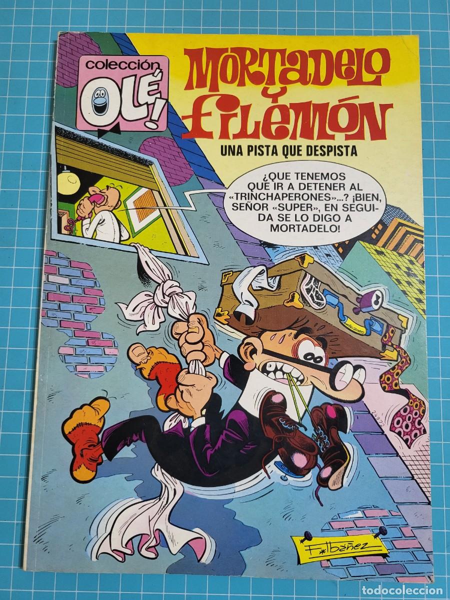 Tebeos: Ol&eacute;, Mortadelo y Filem&oacute;n, N &ordm; 103. N&uacute;mero en el lomo, 1&ordf; edici&oacute;n 10, bolsa 3, Al.