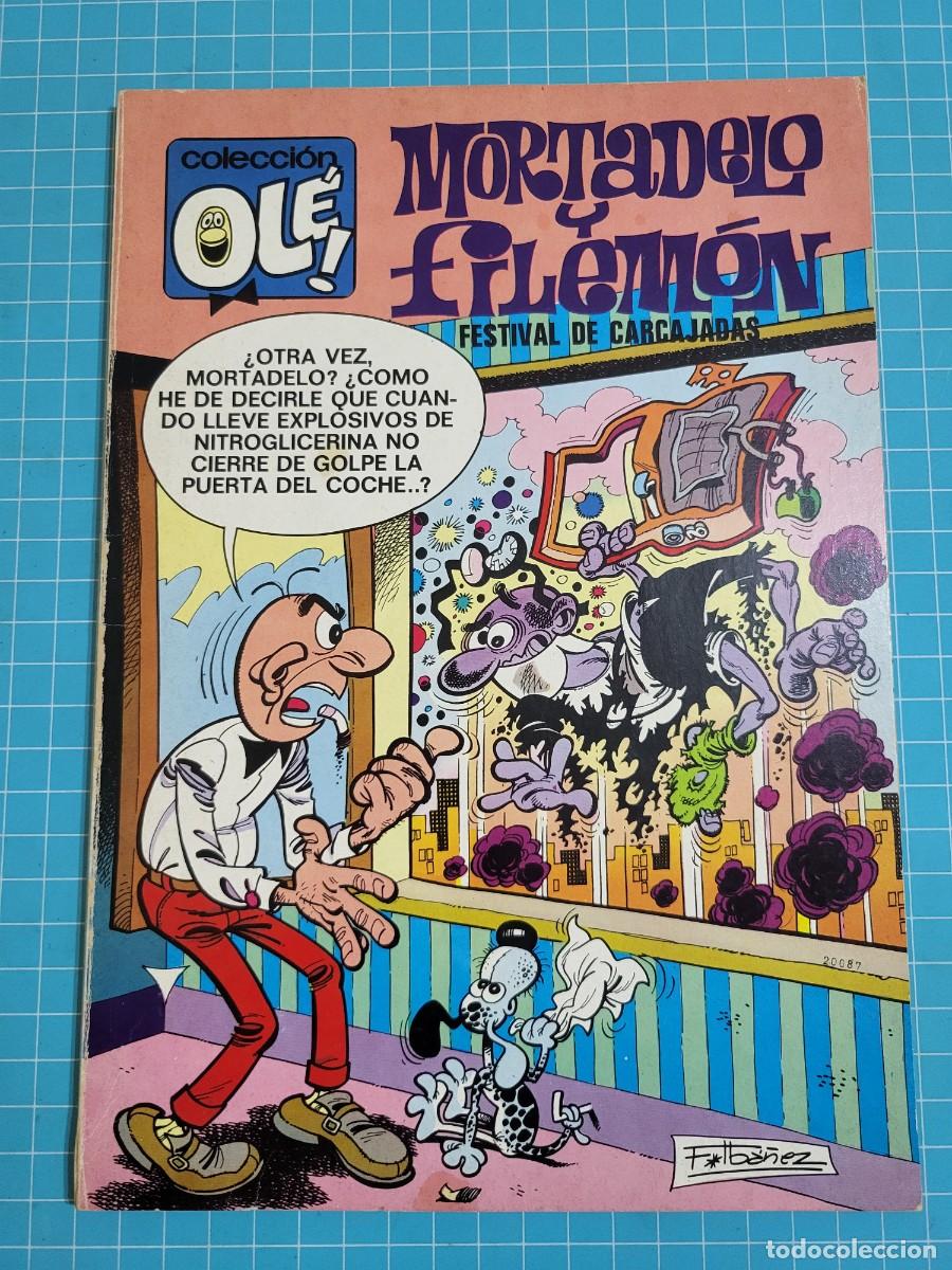 Tebeos: Ol&eacute;, Mortadelo y Filem&oacute;n, N &ordm; 92. N&uacute;mero en el lomo, 1&ordf; edici&oacute;n 10, bolsa 3, Al.