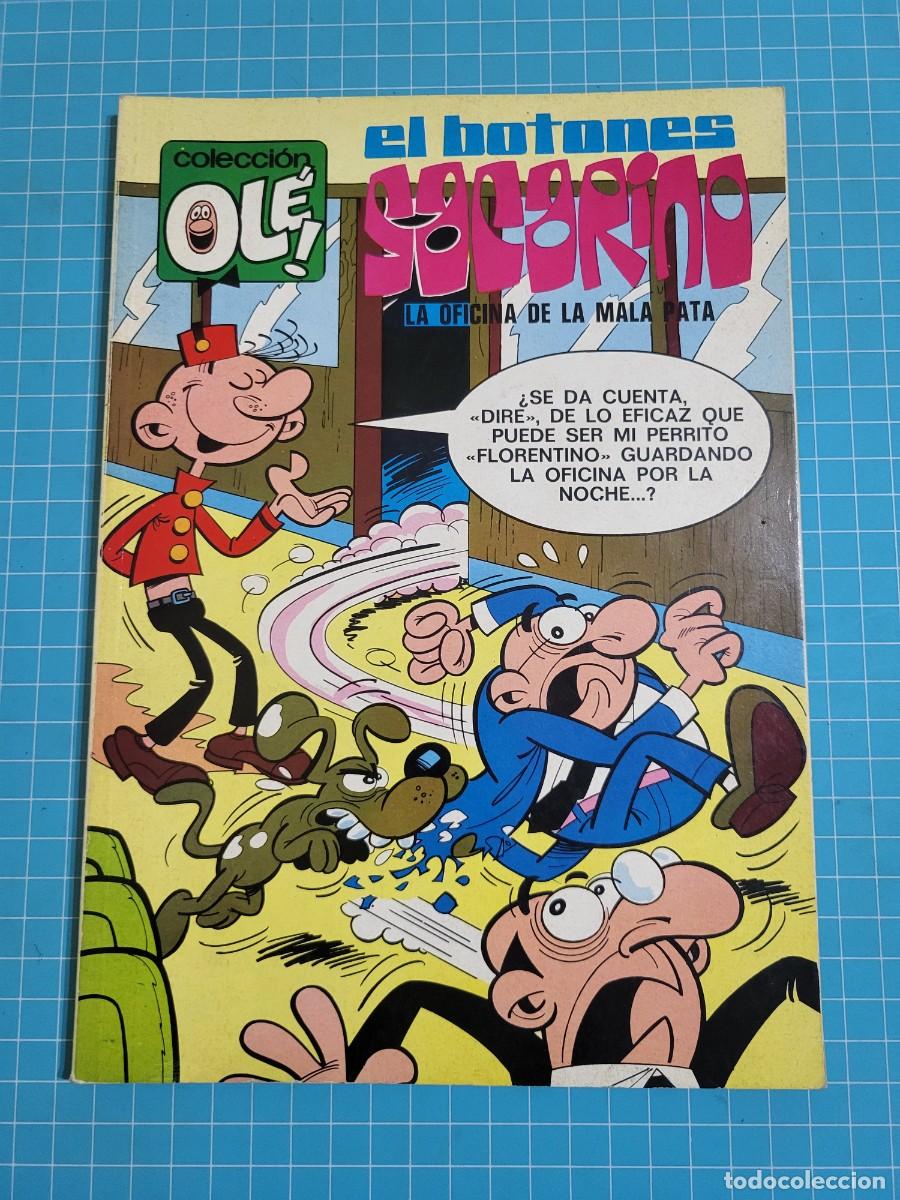 Tebeos: Ol&eacute;, el botones Sacarino, N &ordm; 62. N&uacute;mero en el lomo, 1&ordf; edici&oacute;n 10, bolsa 3, Al.