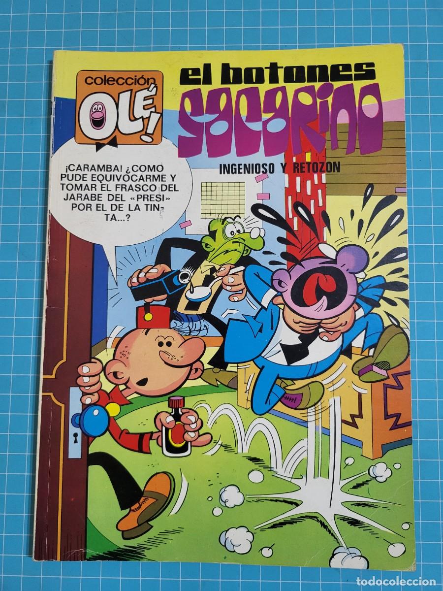Tebeos: Ol&eacute;, el botones Sacarino, N &ordm; 68. N&uacute;mero en el lomo, 1&ordf; edici&oacute;n 10, bolsa 3, Al.