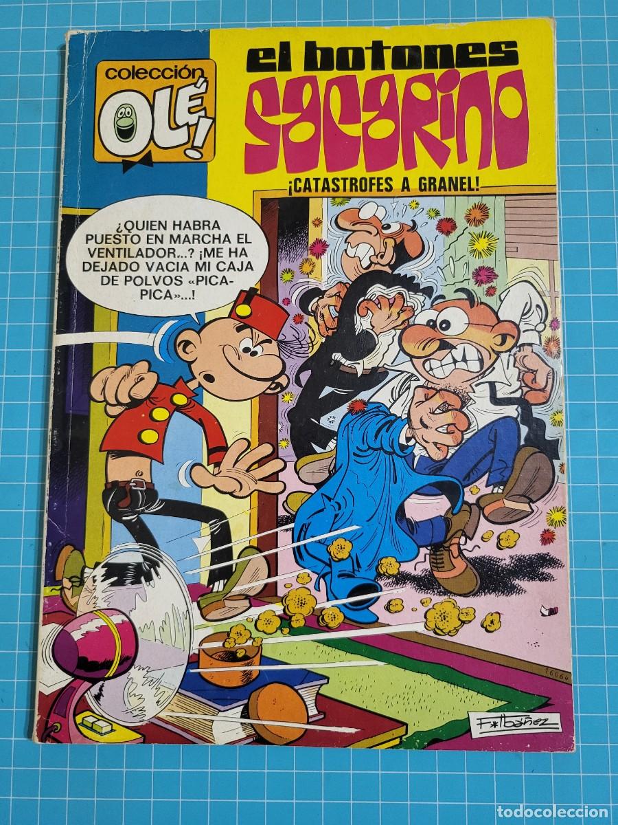 Tebeos: Ol&eacute;, el botones Sacarino, N &ordm; 80. N&uacute;mero en el lomo, 1&ordf; edici&oacute;n 10, bolsa 3, Al.