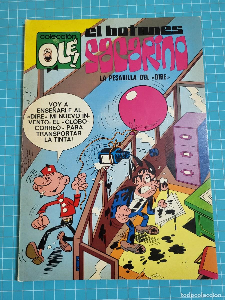 Tebeos: Ol&eacute;, el botones Sacarino, N &ordm; 53. N&uacute;mero en el lomo, 1&ordf; edici&oacute;n 10, bolsa 3, Al.