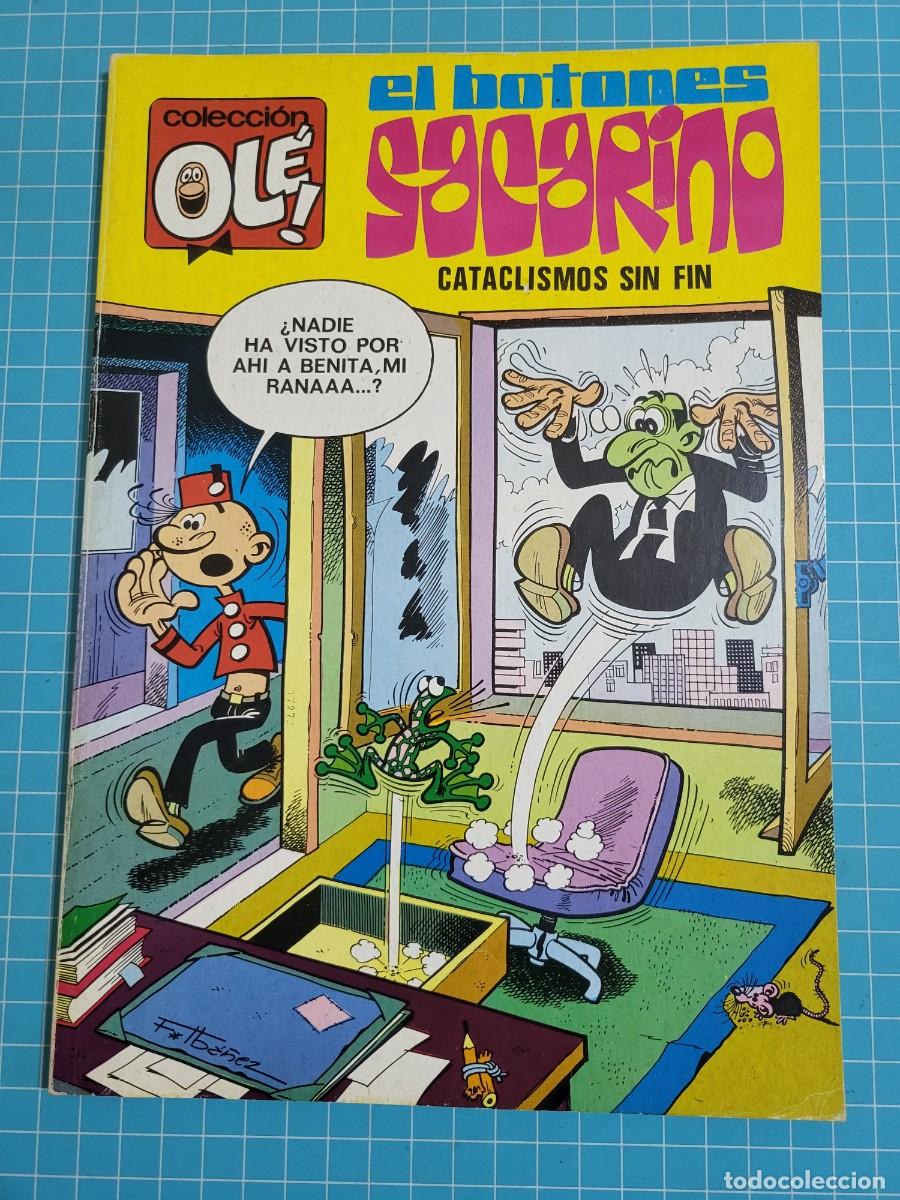 Tebeos: Ol&eacute;, el botones Sacarino, N &ordm; 84. N&uacute;mero en el lomo, 1&ordf; edici&oacute;n 10, bolsa 3, Al.