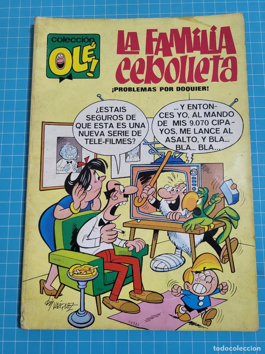 Tebeos: Ol&eacute;, la familia Cebolleta, N &ordm; 4. N&uacute;mero en el lomo, 1&ordf; edici&oacute;n 10, bolsa 1, Al.