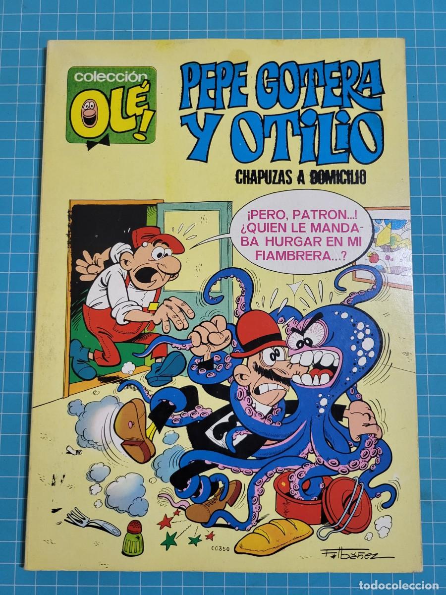 Tebeos: Ol&eacute;, Pepe gotera y Otilio, N &ordm; 1. N&uacute;mero en el lomo, 1&ordf; edici&oacute;n 10, bolsa 2, Al.