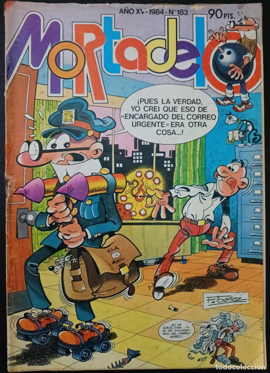 Tebeos: MORTADELO-EX SUPER-BRUGUERA- N&ordm; 183 -MORTADELO-IZONGUD-13 RUE-1984-REGULAR-DIF&Iacute;CIL-VEA-LEA-1600