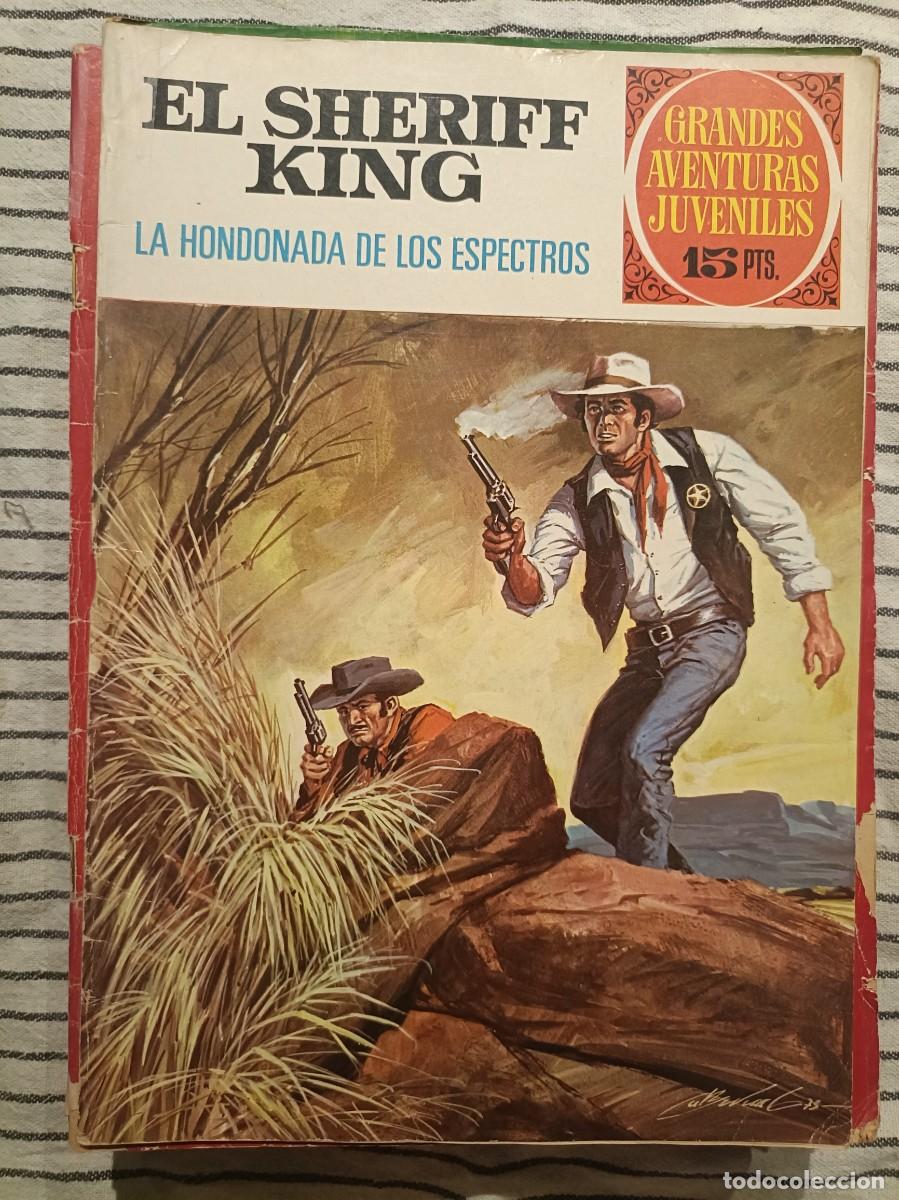 Tebeos: Grandes Aventuras - El Sheriff King, La Hondanada de los espectros - n&ordm; 48 - Ed. Bruguera, 1973