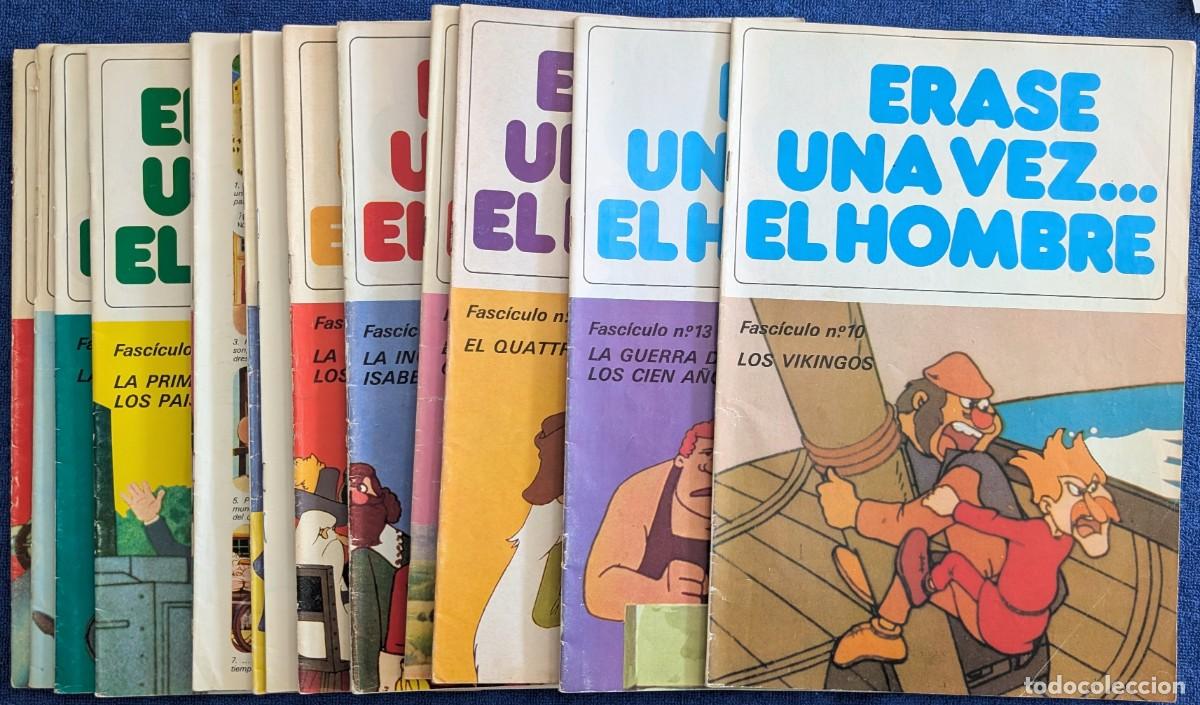 Tebeos: Erase una vez el hombre - 15 fasc&iacute;culos - Bruguera