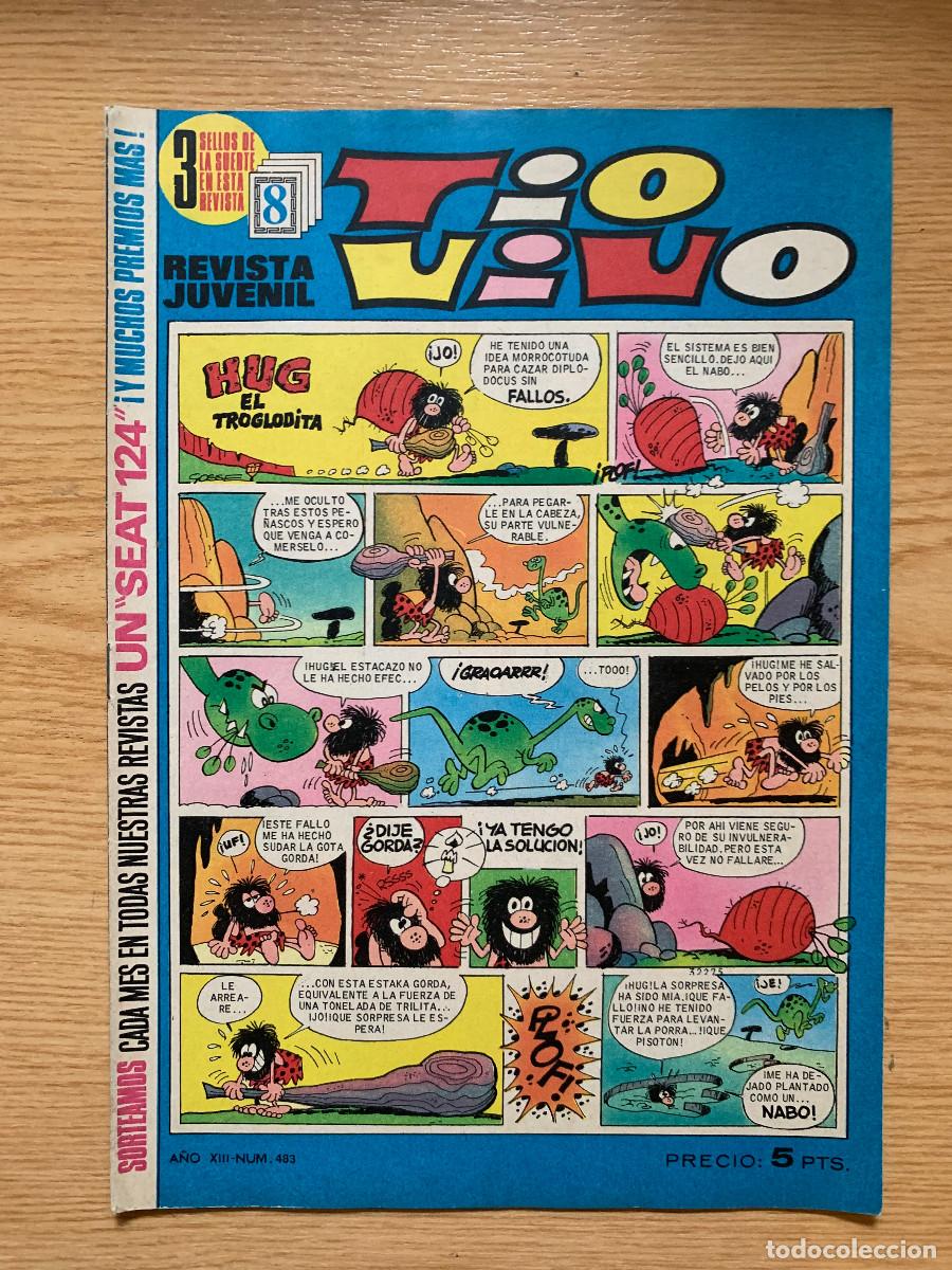 Tebeos: T&iacute;o Vivo n&ordm; 483 - 2&ordf; &Eacute;poca - D2 Impecable Sin Uso