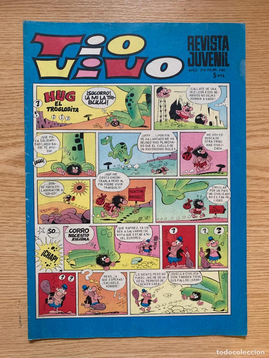 Tebeos: T&iacute;o Vivo n&ordm; 480 - 2&ordf; &Eacute;poca - D2 Excelente Sin Uso