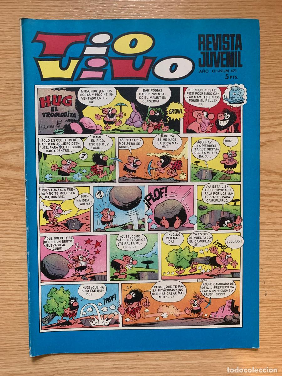 Tebeos: T&iacute;o Vivo n&ordm; 471 - 2&ordf; &Eacute;poca - Muy Buen Estado