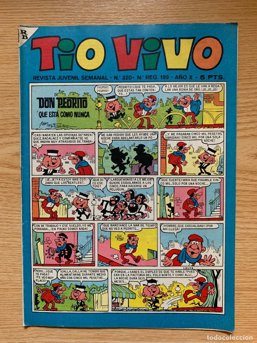 Tebeos: T&iacute;o Vivo n&ordm; 320 - 2&ordf; &Eacute;poca - Excelente Estado