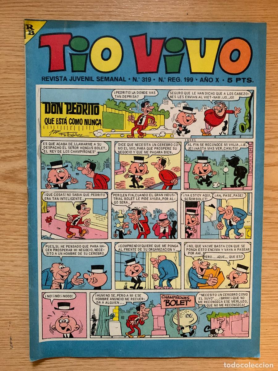Tebeos: T&iacute;o Vivo n&ordm; 319 - 2&ordf; &Eacute;poca - Excelente Estado