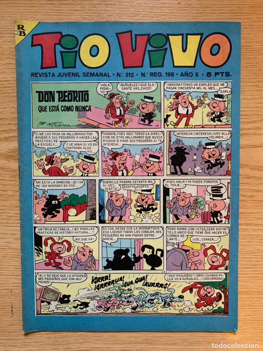 Tebeos: T&iacute;o Vivo n&ordm; 312 - 2&ordf; &Eacute;poca - Excelente Estado
