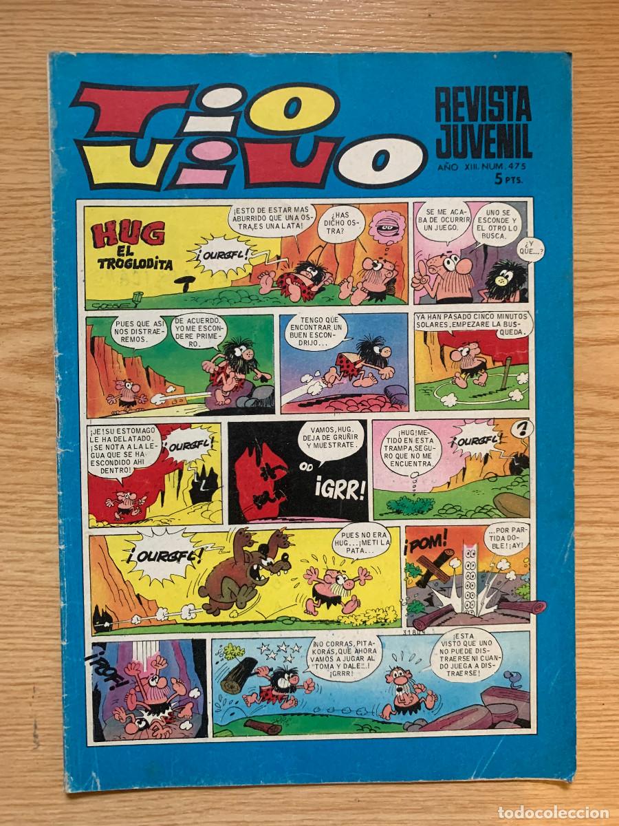 Tebeos: T&iacute;o Vivo n&ordm; 475 - 2&ordf; &Eacute;poca - Buen Estado